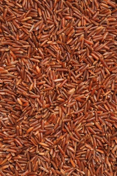 brown raw rice