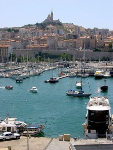 The Vieux-Port of Marseille, the birthplace of Bouillabaisse