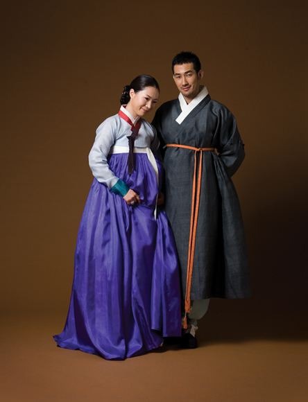 Traditional clothing of South Korea, the hanboks.  