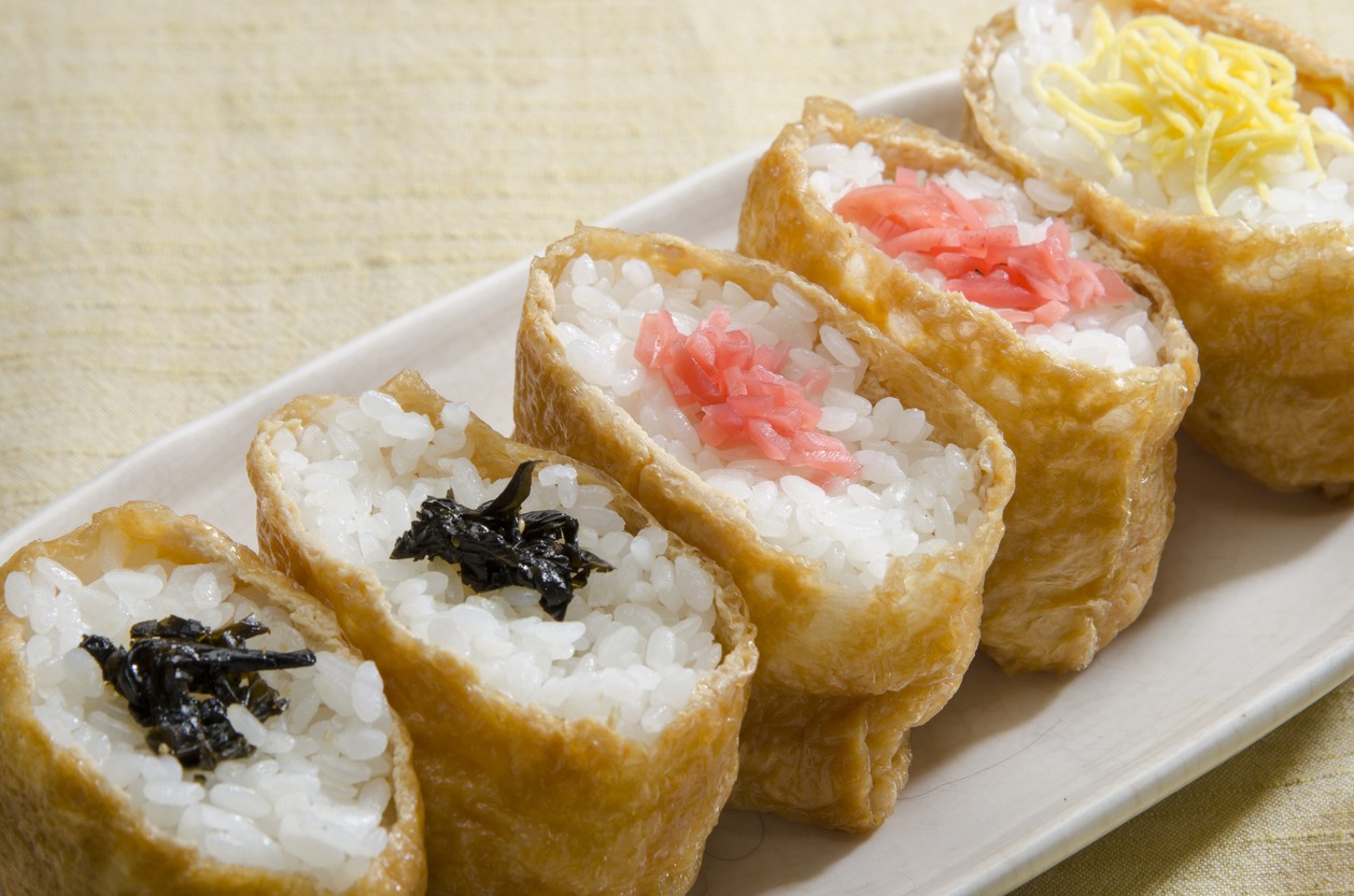Toyokawa Inari Sushi Aichi on a plate