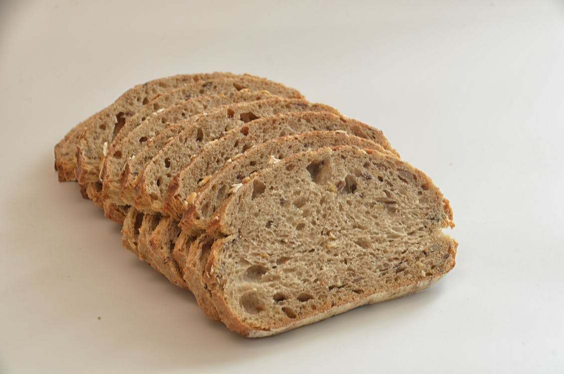 Photos of whole wheat bread slices